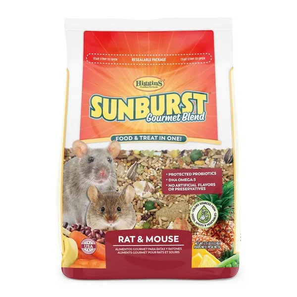2.5 Lb Higgins Sunburst Rat & Mouse - Food